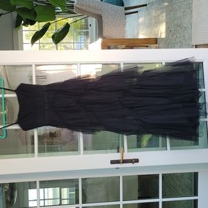 PROM PERFECT! BCBGMAXAZRIA size 4 Oly tiered ruffle tulle evening gown